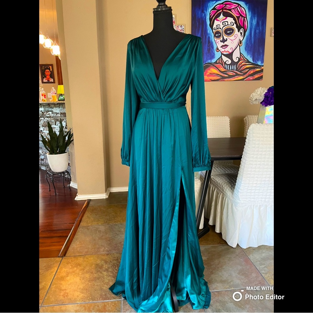 Emerald Evening Gown